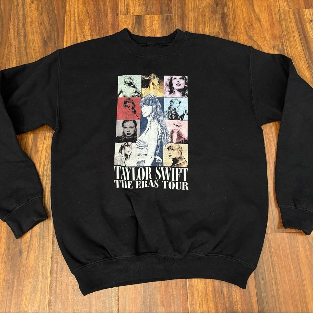 Taylor Swift The Eras Tour Unbranded Black Crewneck Sweatshirt